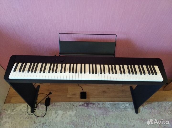 Цифровое пианино casio privia PX-S1000 BK + стойка