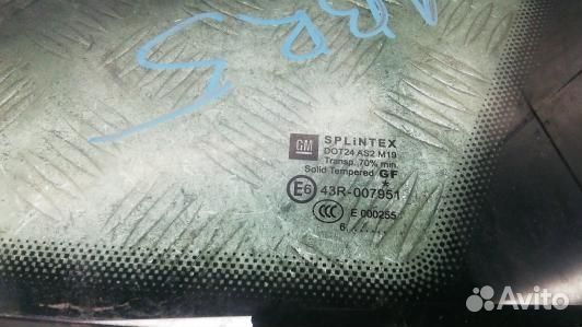 Форточка двери передняя правая opel zafira B (ABR0