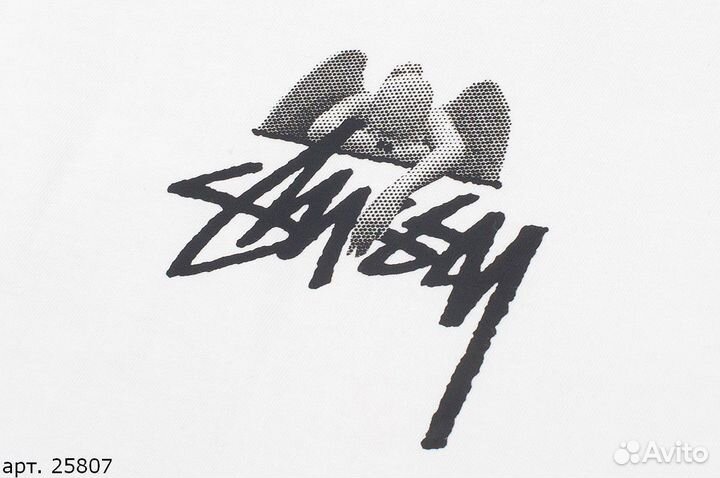 Футболка Stussy 8 angel белая