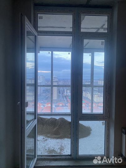 Стеклопакет с дверью