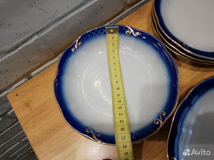 Набор салатников.Тарелки Шишки для Татьяны,12 шт