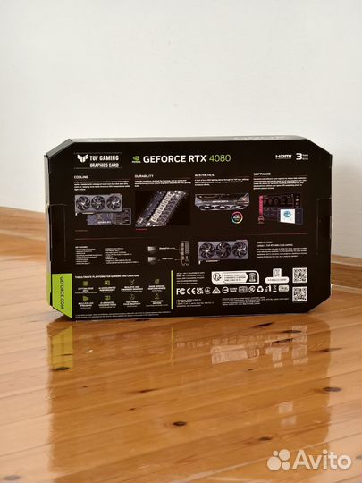 Видеокарта asus RTX 4080 TUF Gaming OC Edition