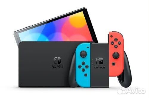 Док станция база для Nintendo Switch oled черная