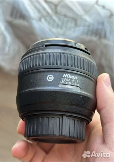 Объектив nikon 50mm f 1.4g af s nikkor (аренда)