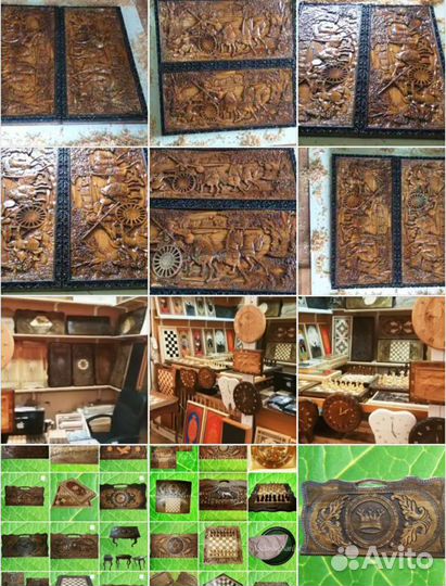 Нарды ручной работы резные