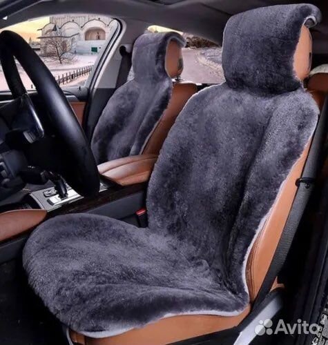 Меховые накидки на сиденья авто