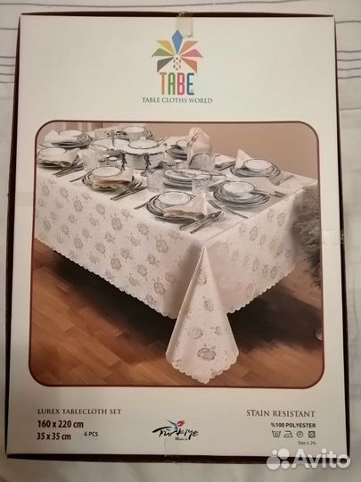 Скатерть и 6 салфеток