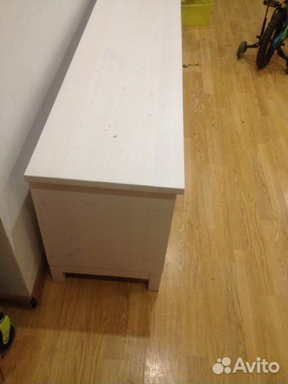 Тумба под тв белая IKEA Granema