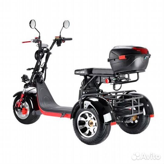 Электроскутер Citycoco WS-PRO+ trike 3000w 21ah