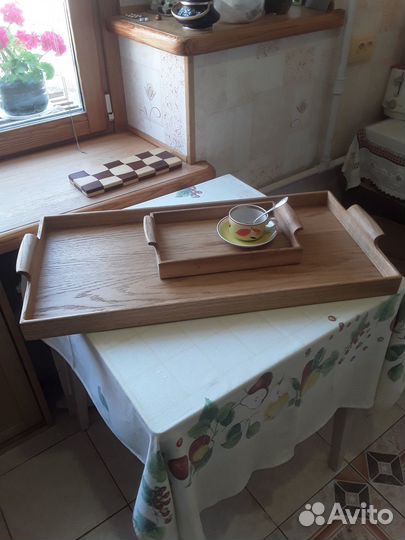 Оригинальные деревянные подносы ручной работы