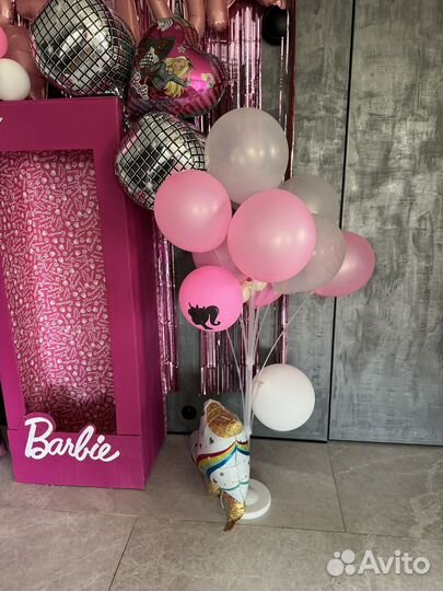 Фотозона коробка barbie
