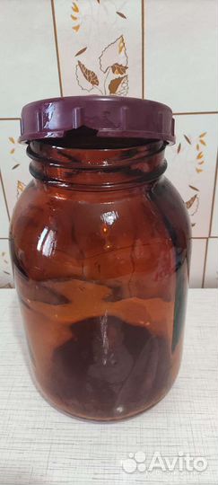 Банка темное стекло 2 л