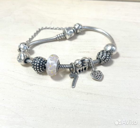 Pandora браслет с шармами