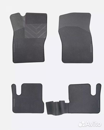 Коврики в салон Daewoo Nexia (с 95)резина соты