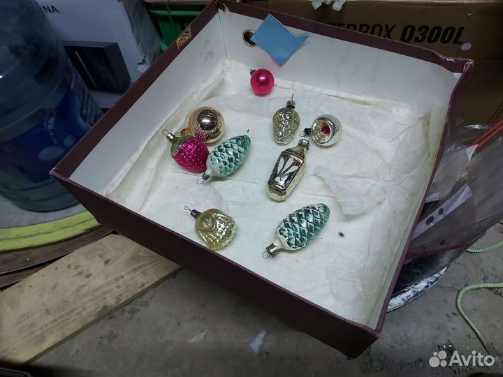 Ретро игрушки на елку