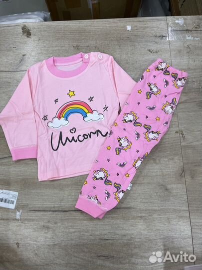 Пижама для девочки размер 80