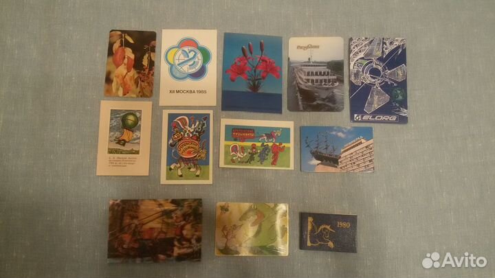 Календарики карманные СССР и другие