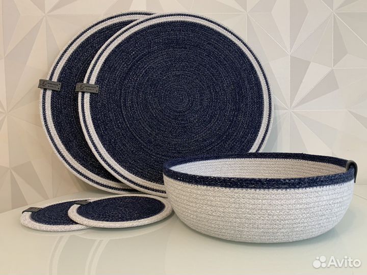 Подстаканники/Салфетки/Плэйсматы/Корзинка