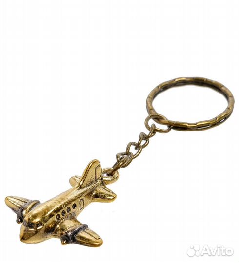 Брелок Самолет Дуглас (латунь) A2097286