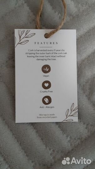 Фоторамка из пробкового дерева (эко)