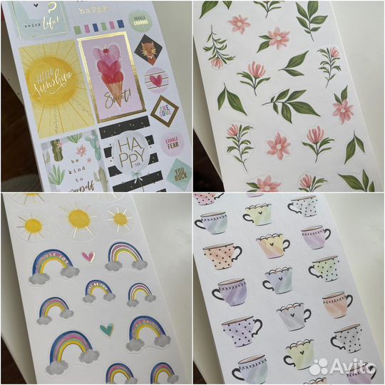 Happy Planner Happy Illustration наклейки новые