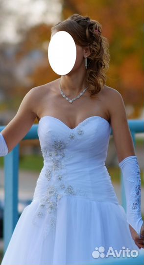 Шикарное свадебное платье