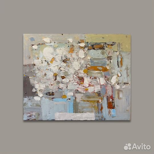 Большая картина маслом на холсте абстрация