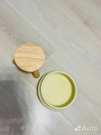 Миска для кошек и собак керамическая новая