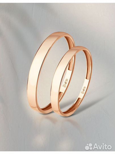 Кольцо обручальное золото 585 размер 16