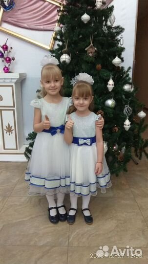 Новогоднее платье для девочки 30р и 32р