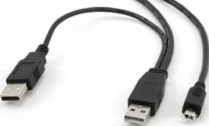 Шнур USB двойной
