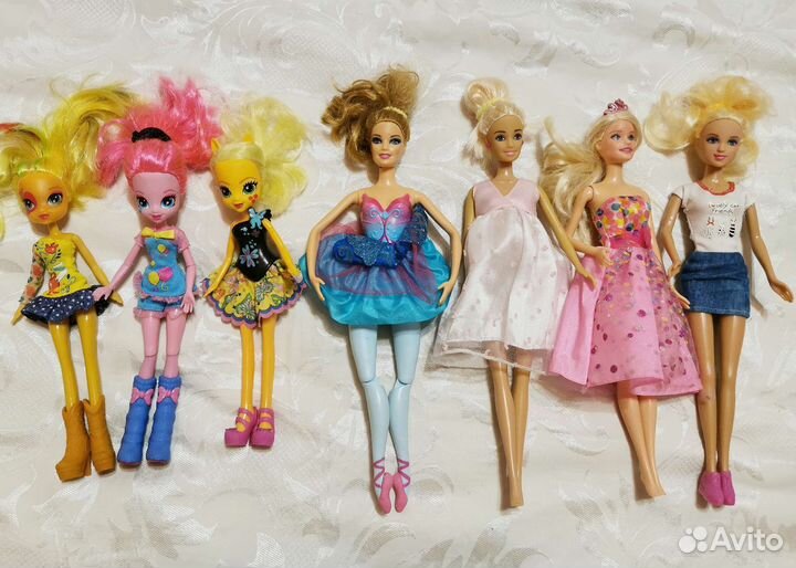 Куклы winx и Barbie
