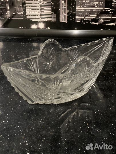 Хрустальная ваза / салатник СССР