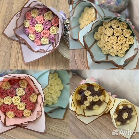 Шоколадные розы, букеты