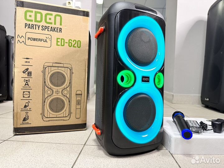 Портативная колонка Eden 620 c караоке 350W