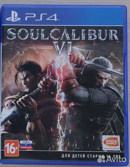 Soulcalibur VI - диск на PlayStation 4