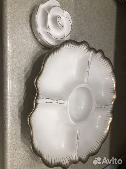 Менажница из фарфора. Известный английский бренд