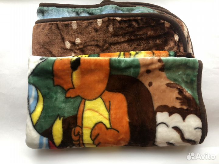 Новое детское одеяло плед покрывало 110х140 см