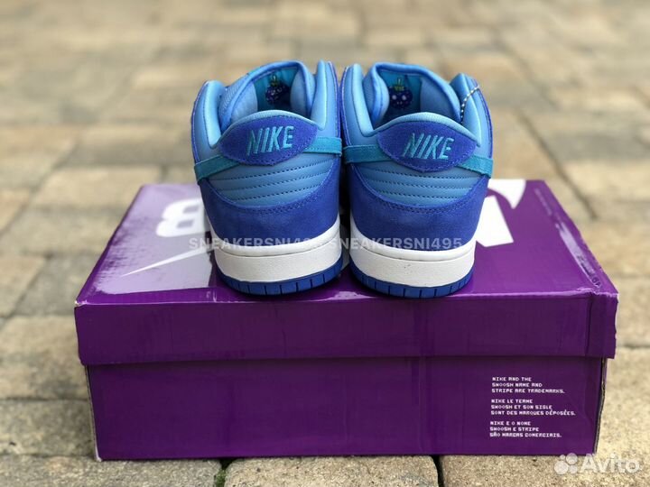 Кроссовки Nike SB Dunk Low Blue Raspberry