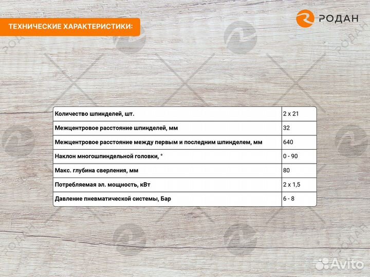 Станок сверлильно-присадочный WoodTec 21W PRO