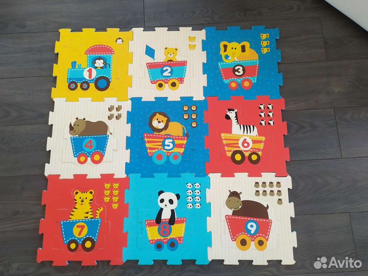 Детский коврик пазл