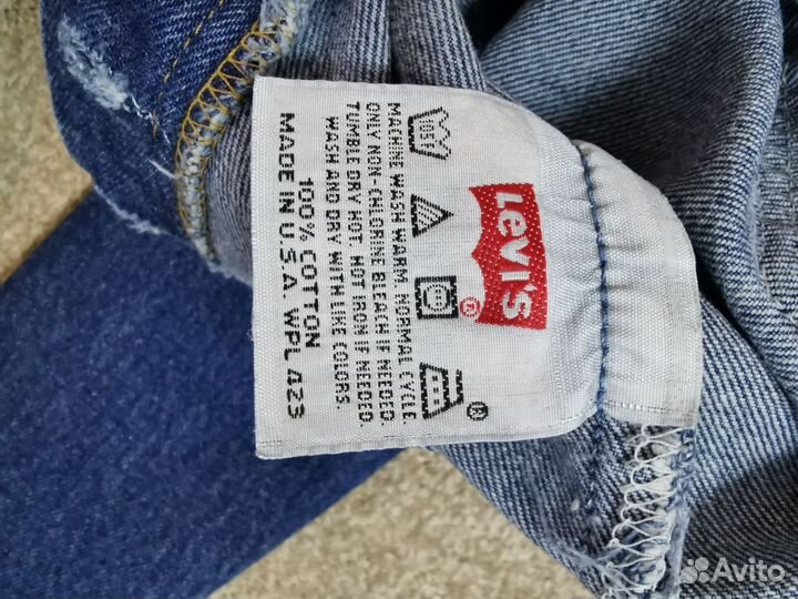 Винтажные джинсы levis 501 student