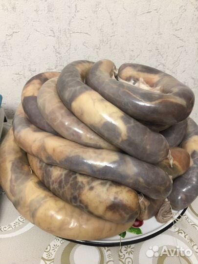 Казы. Конская колбаса сырая