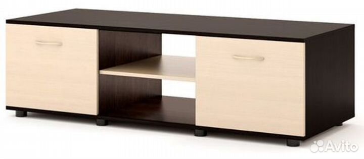 Горка №1 тумба тв (Венге/Белёный дуб)