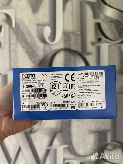 TECNO Camon 20 Pro, 8/256 ГБ