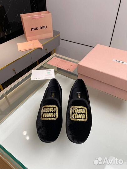 Лоферы женские Miu Miu