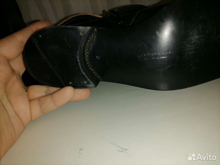 Ботинки кожаные женские