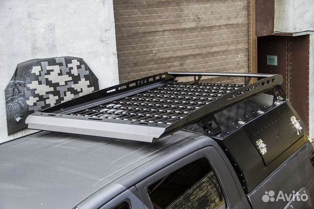 Багажник алюминиевый KDT для кунга - Toyota Tundra