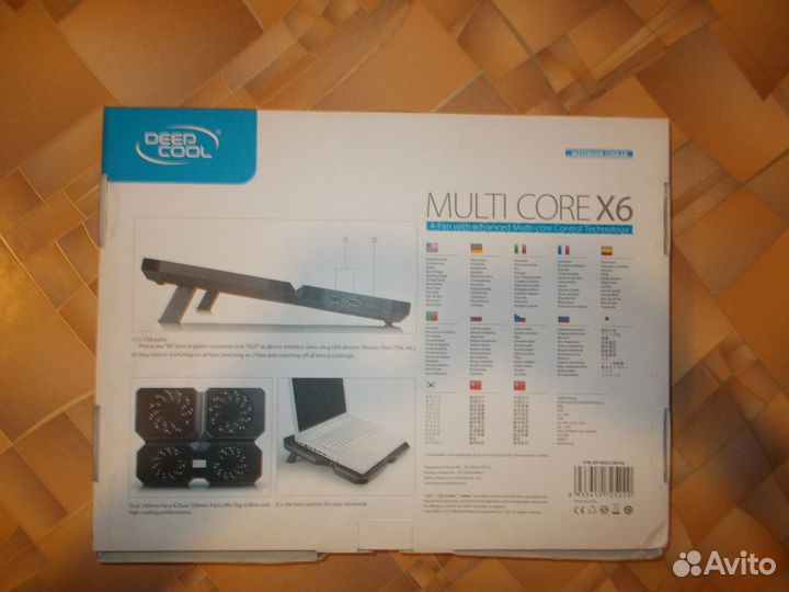 Подставка для ноутбука deepcool MultiCore X6