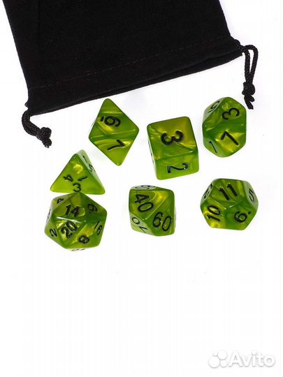 Дайсы (кубики) для нри, dnd, pathfinder